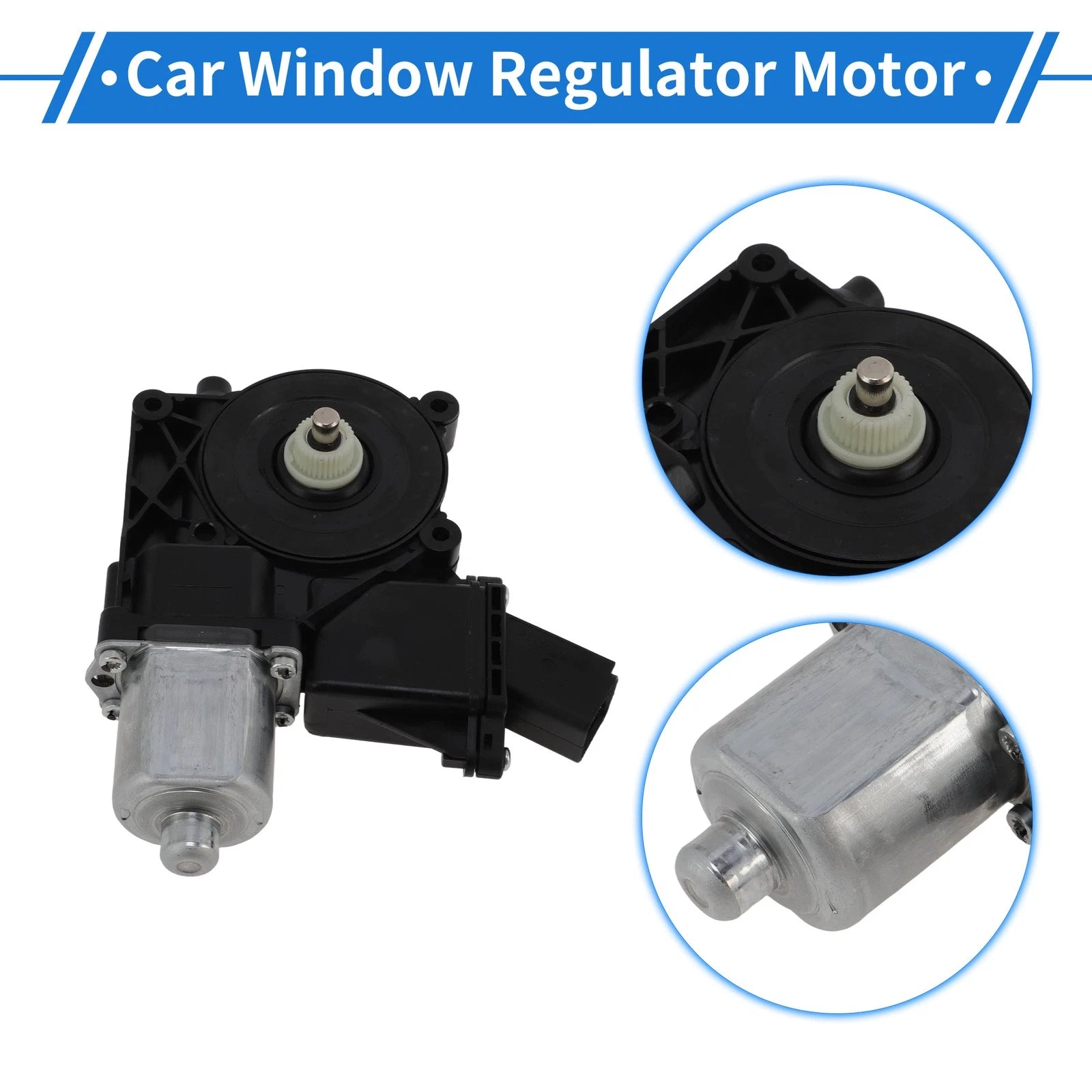 Left Front Power Window Regulator Lift Motor for Ford Mustang (2010–2014)