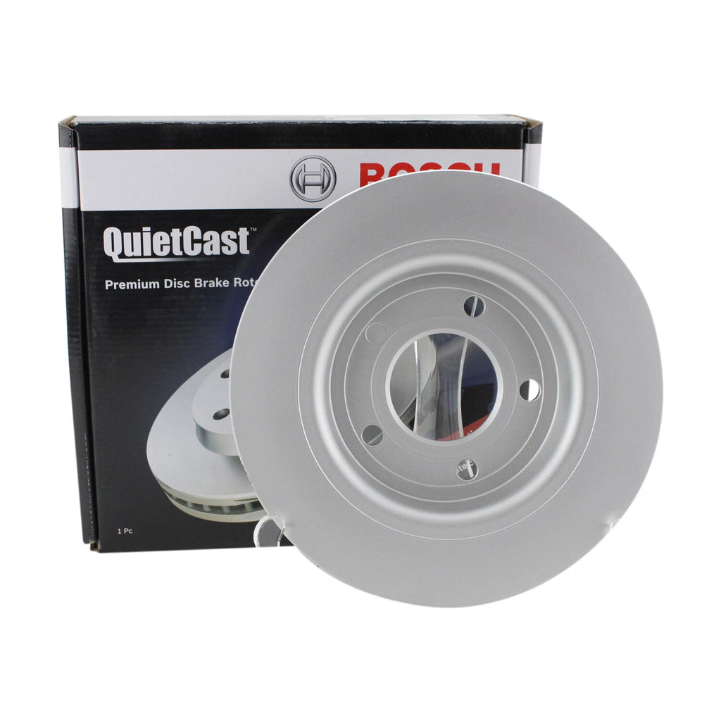 Bosch QuietCast Rear Disc Brake Rotor for Mazda 3 (2004–2013) 279mm 5 Lug