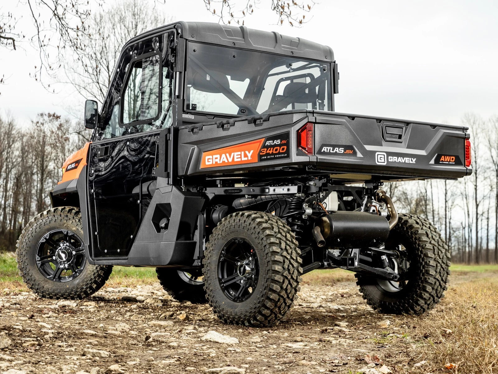 Scratch Resistant Rear Windshield for Gravely Atlas JSV (2023–2023)