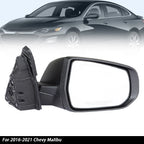 Passenger Side Heated Mirror for Chevy Malibu L LS (2016–2021)