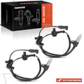 2X Rear ABS Wheel Speed Sensor for Chevy Silverado 2500 HD (2011–2014)
