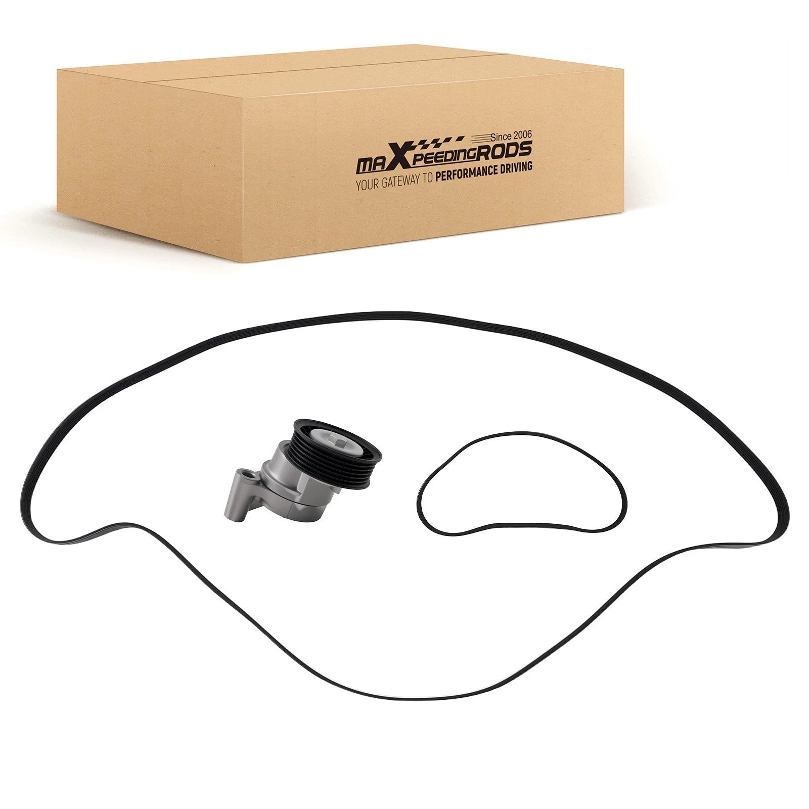 Drive Belt Tensioner with Pulley for Chevrolet Silverado 2500 (1999–2014)
