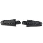Black Front Footrests Rider Footpegs for Harley FXBB FXBR FXBRS FXLR (2018-2023)