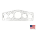Dash Gauge Panel Cluster Aluminum Bomber Design for Hot Rod Custom (1930–1950)