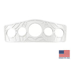 Dash Gauge Panel Cluster Aluminum Bomber Design for Hot Rod Custom (1930–1950)