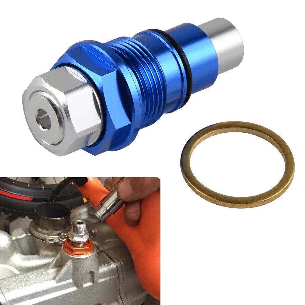 Manual Cam Chain Tensioner for Husqvarna FC250 FE250 FC350 FE350 (2014–2022) Blue