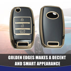 Silicone Smart Key Fob Case Cover for Kia Sorento (2013–2014)