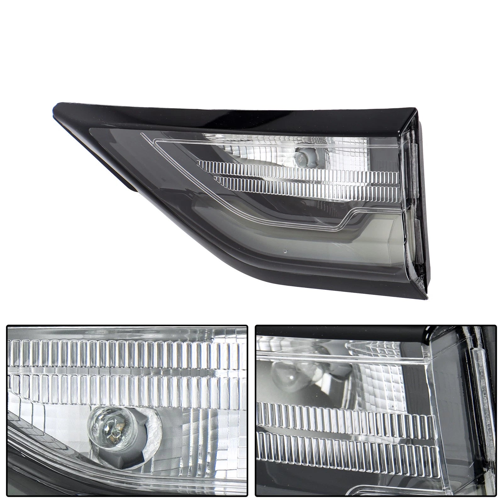 Set of 2 Black LED Tail Lights for Chevy Traverse (2018–2021)