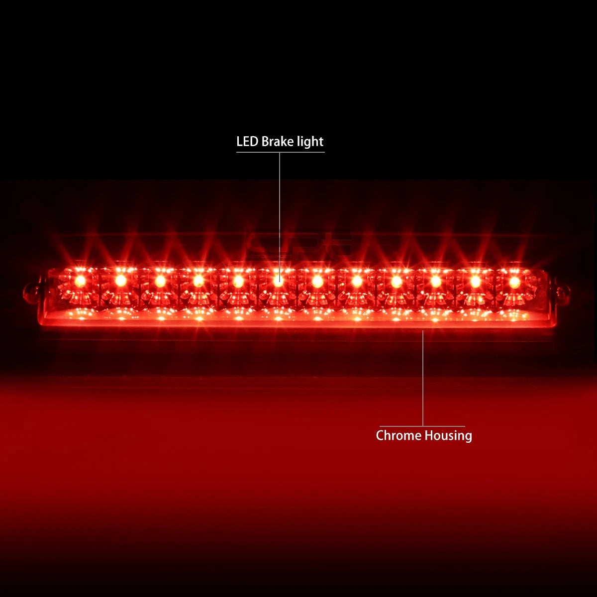 LED Third Tail Brake Light Lamp Chrome for Explorer Mountaineer (2002–2010)