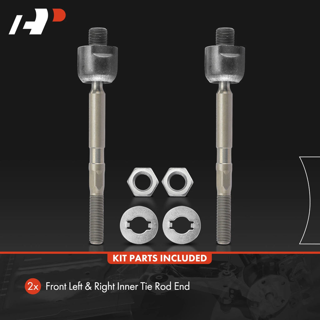 2X Front Inner Tie Rod Ends for Honda Accord Acura TLX (2013–2020)