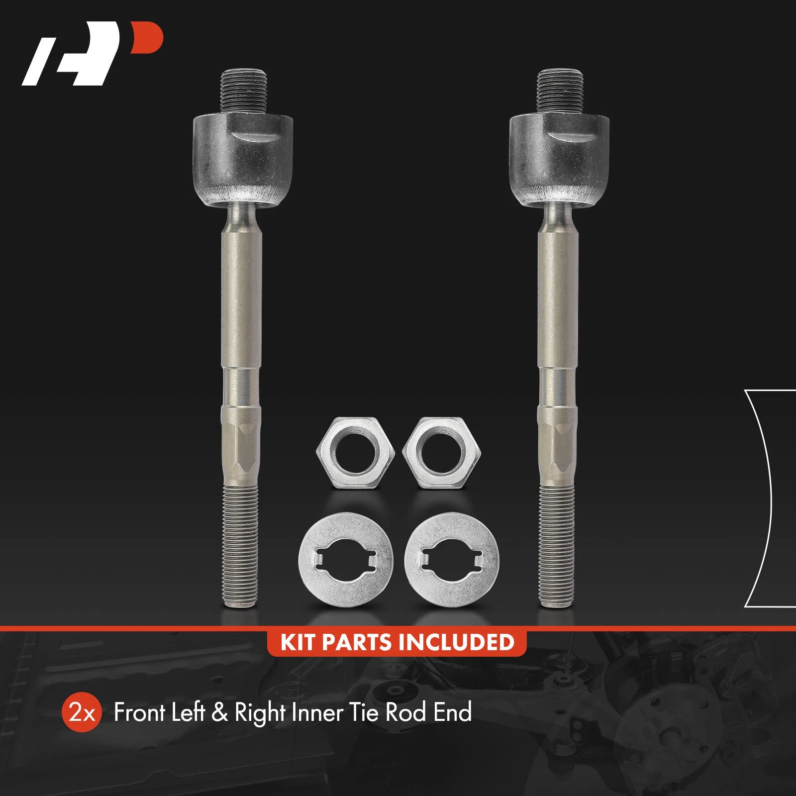 2X Front Inner Tie Rod Ends for Honda Accord Acura TLX (2013–2020)