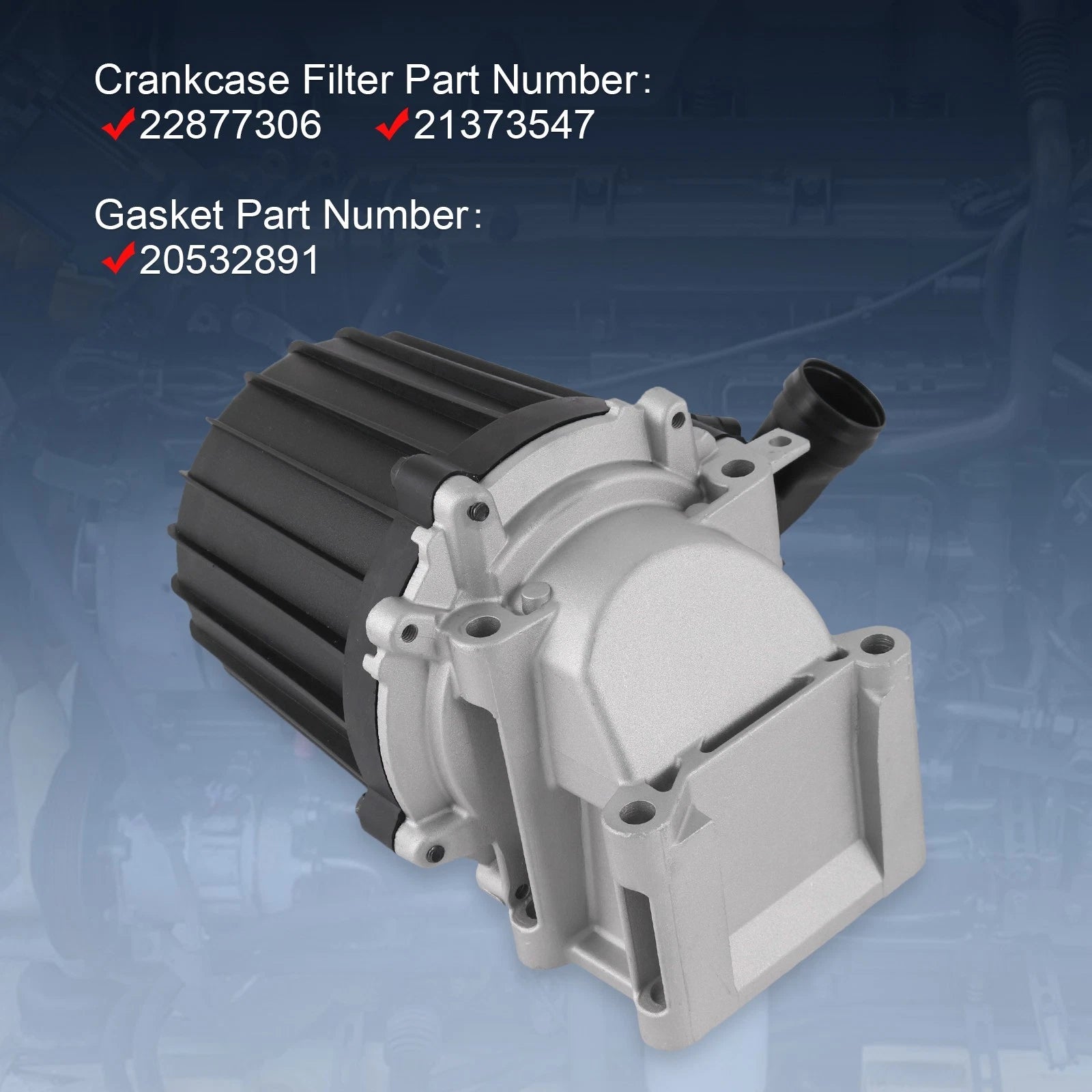 Crankcase Ventilation Separator for Volvo D13
