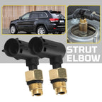 Pair Air Suspension Strut Repair Elbow Fitting for Jeep Grand Cherokee (2011–2020)