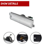 2X Clear Lens Red LED Rear Bumper Side Marker Lights for Chevy Camaro (1993–2002)