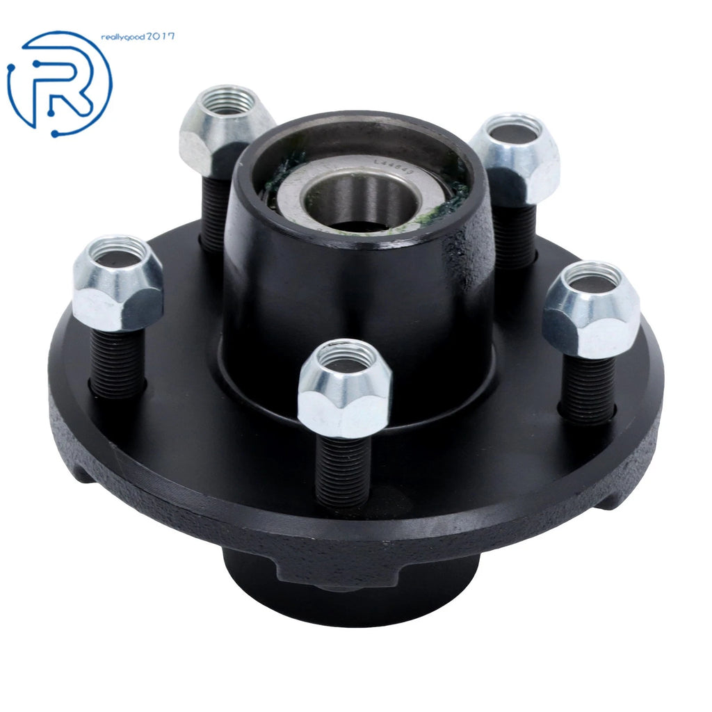 Set of 4 Trailer Hub Kit for 2000 lbs Spindle & Bearings (5 on 4.5")