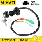 Ignition Switch with 2 Keys for Kawasaki KFX 80 (2003–2006) 27005-S004