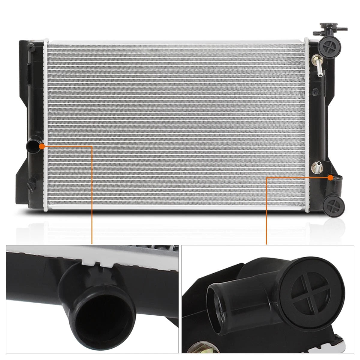 Aluminum OE Style Radiator for Corolla Vibe 2009–2010 DPI-13049