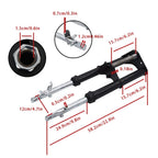 Complete Front Forks Shock Suspension for Honda CRF50F XR50 (2004–2014) Black