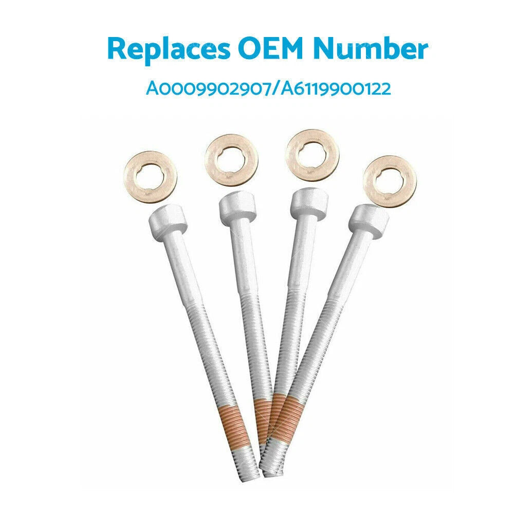 Set of 4 Injector Bolts & Seals Kit for Mercedes A-Class