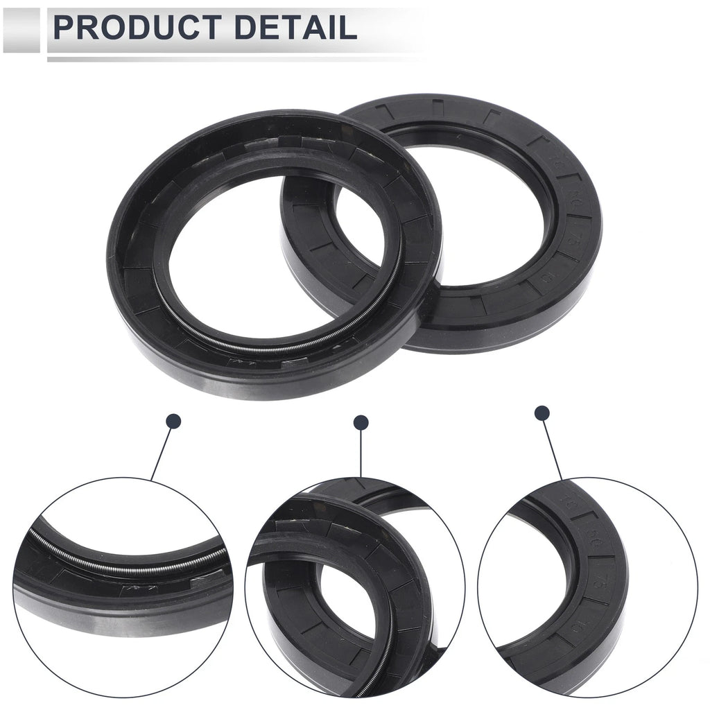 Set of 5 Oil Seal Rotary Shaft Seal NBR Rubber 50x75x10mm