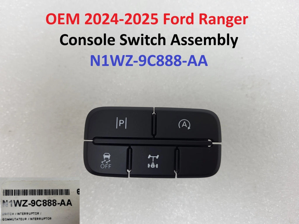 Console Switch Assembly for Ford Ranger (2024–2025) N1WZ-9C888-AA