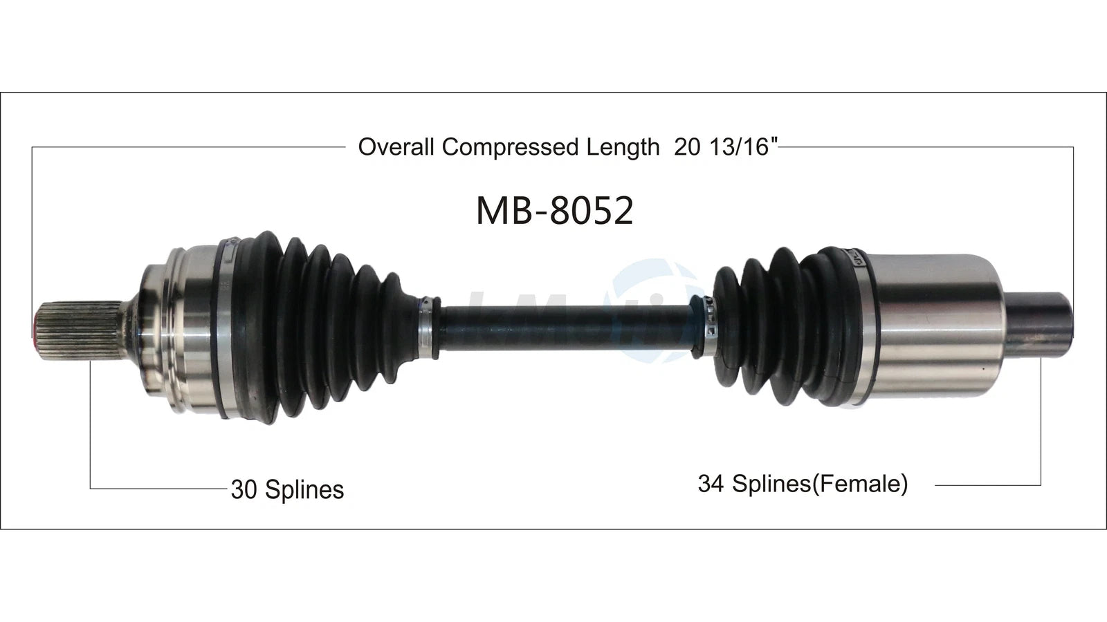 Surtrak Front Driver Left CV Axle Shaft for Mercedes CL550 CLS63 AMG (2007–2013)