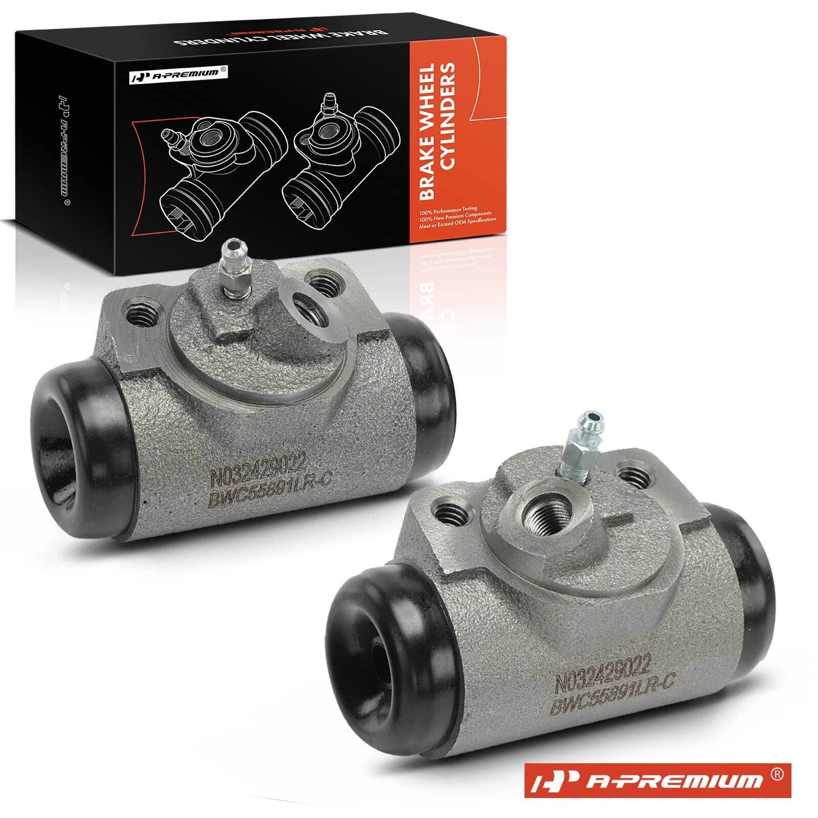 2Pcs Front Drum Brake Wheel Cylinder for Ford Mustang (1967–1969)