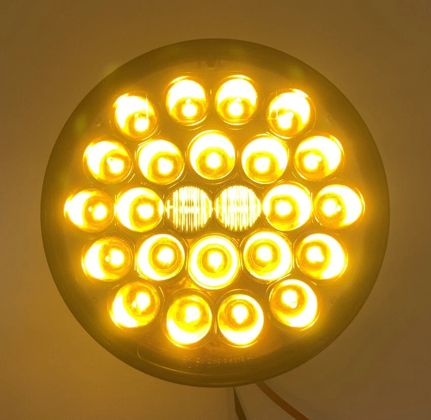 LED Park Light 4 Inch Pearl Amber Replacement for Vehicle (2000–2010)