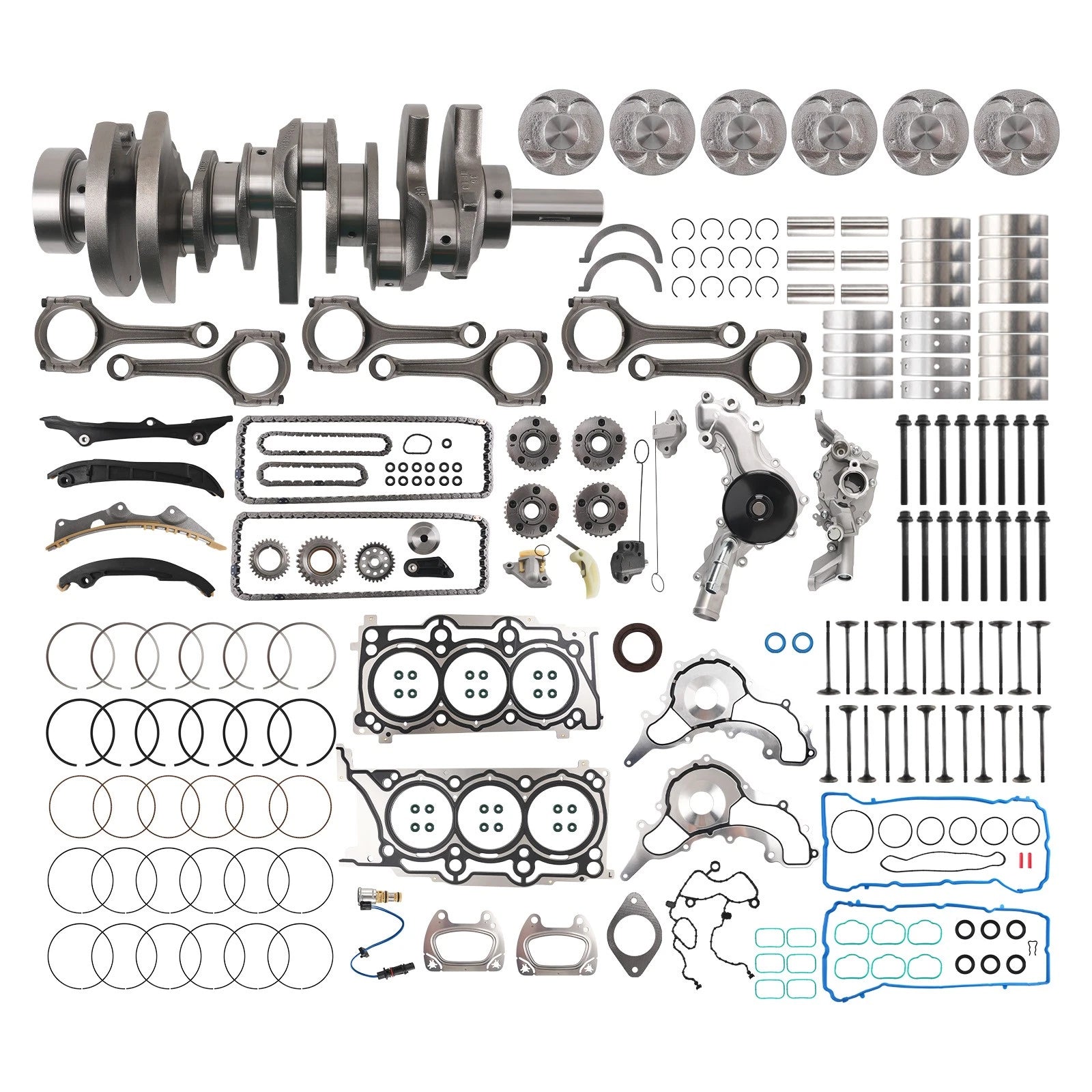 Complete Engine Rebuild Assembly for Jeep Dodge Chrysler 3.6L (2011–2016) ERB