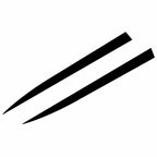 Cowl Hood Spears Stripe Vinyl Decal Graphics for Ford Mustang (2015-2023)