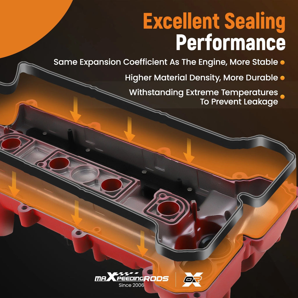 Aluminum Valve Cover & Gasket for Ford Escape Fusion Taurus (2013–2016)