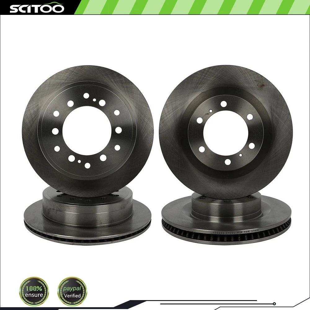 Set of 4 Brake Rotors for Lexus GX460 (2010–2018)