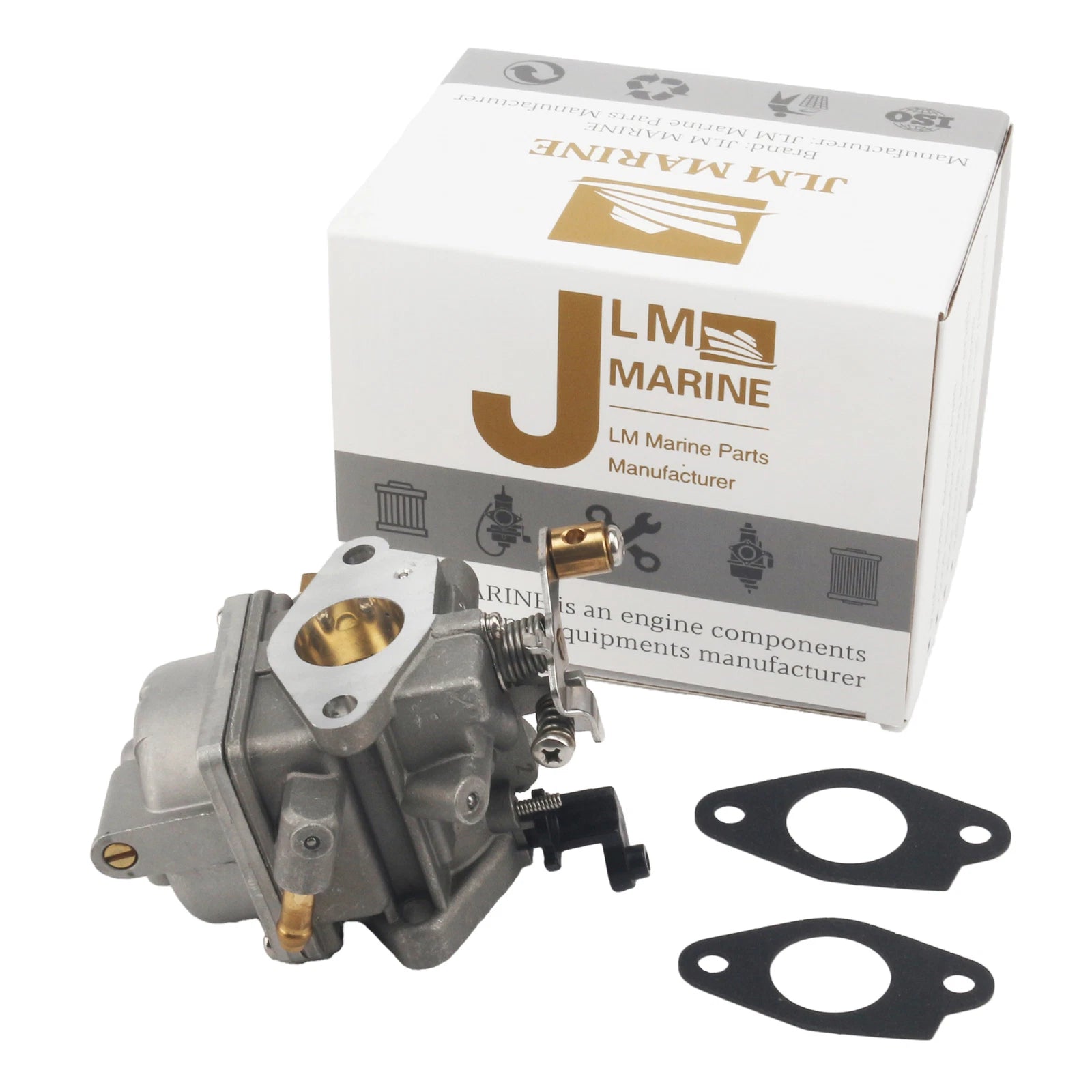 Carburetor with Gasket for Yamaha Marine Outboard Motor (6BX-14301)