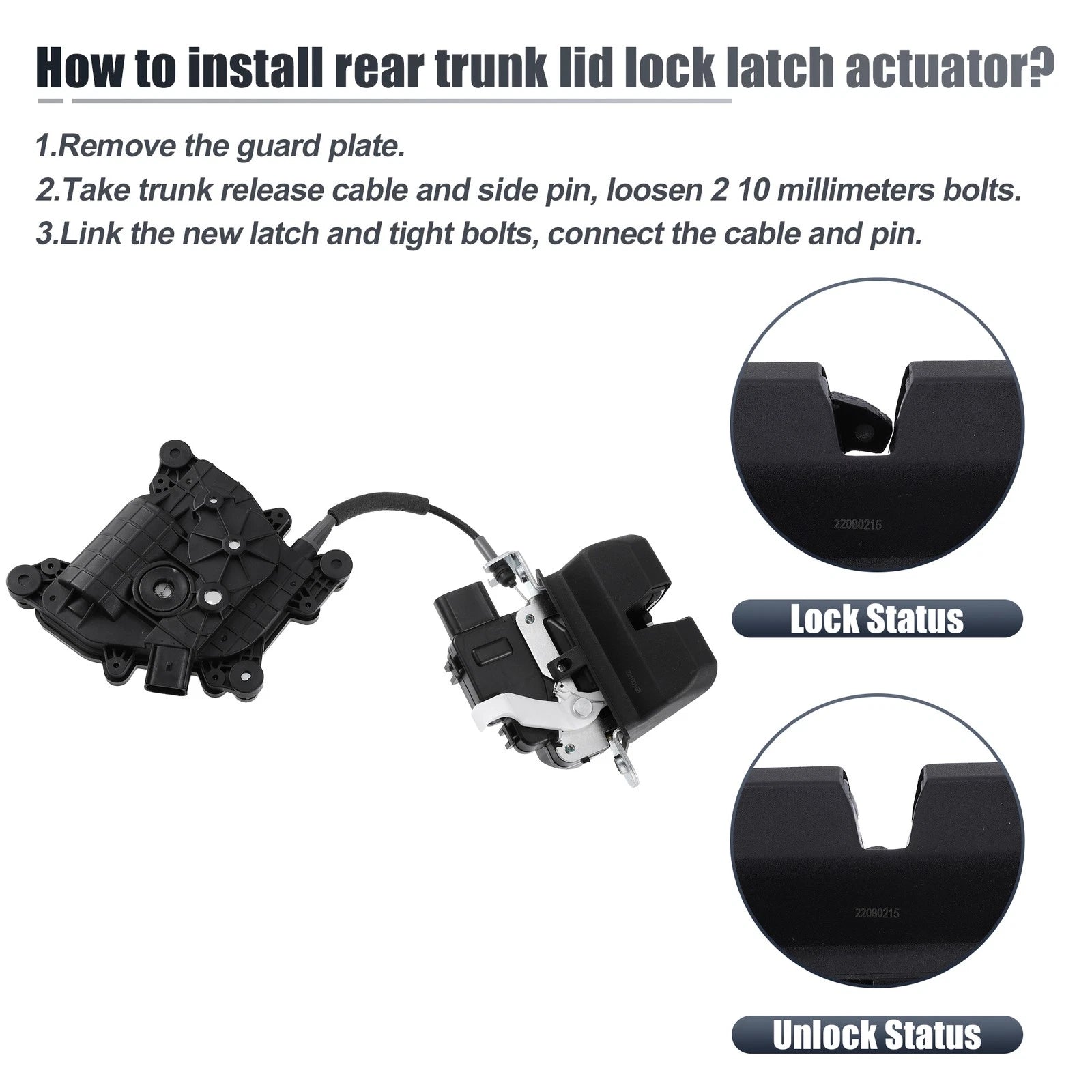 Power Tailgate Lift Gate Latch Actuator Motor for Kia Sorento (2011–2015)
