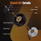 AC Compressor Clutch Kit for Nissan Cabstar 2.5L (2008–2009) 2021180RC 92600JM01C