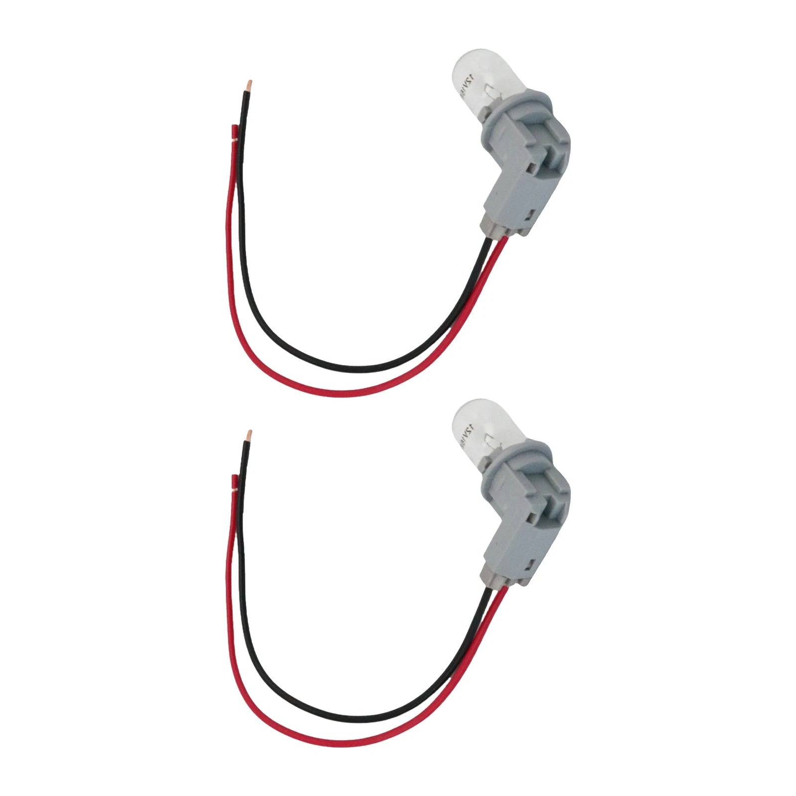 2X License Plate Lamp Socket & Bulb Set for Toyota Camry Corolla Sienna Lexus