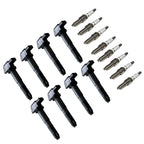 Set of 8 Ignition Coils & Iridium Spark Plugs for Porsche Cayenne (2003-2006)