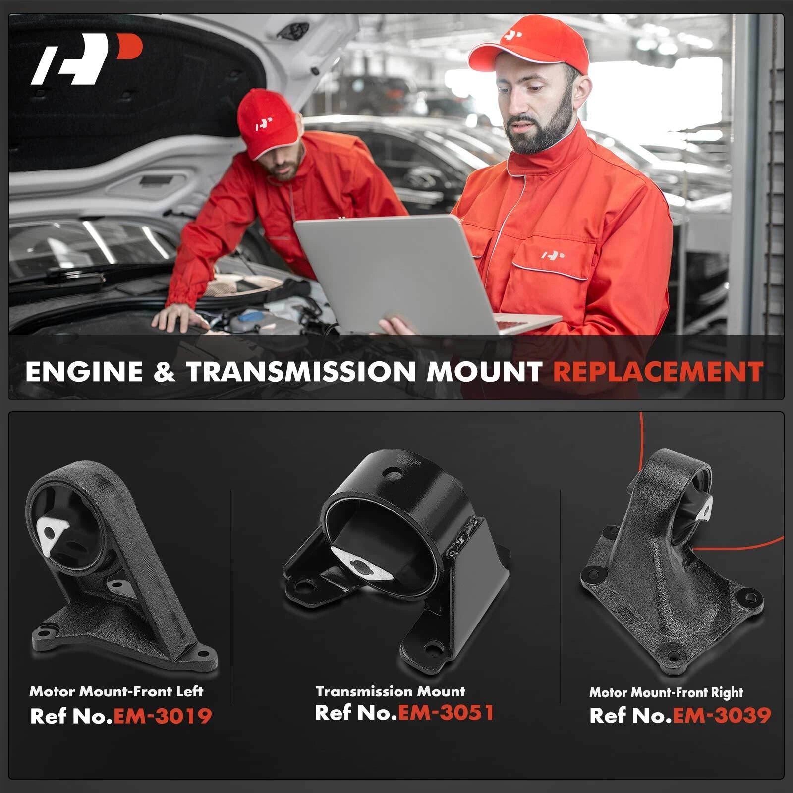 3X Motor & Transmission Mount for Jeep Grand Cherokee (1999–2004)