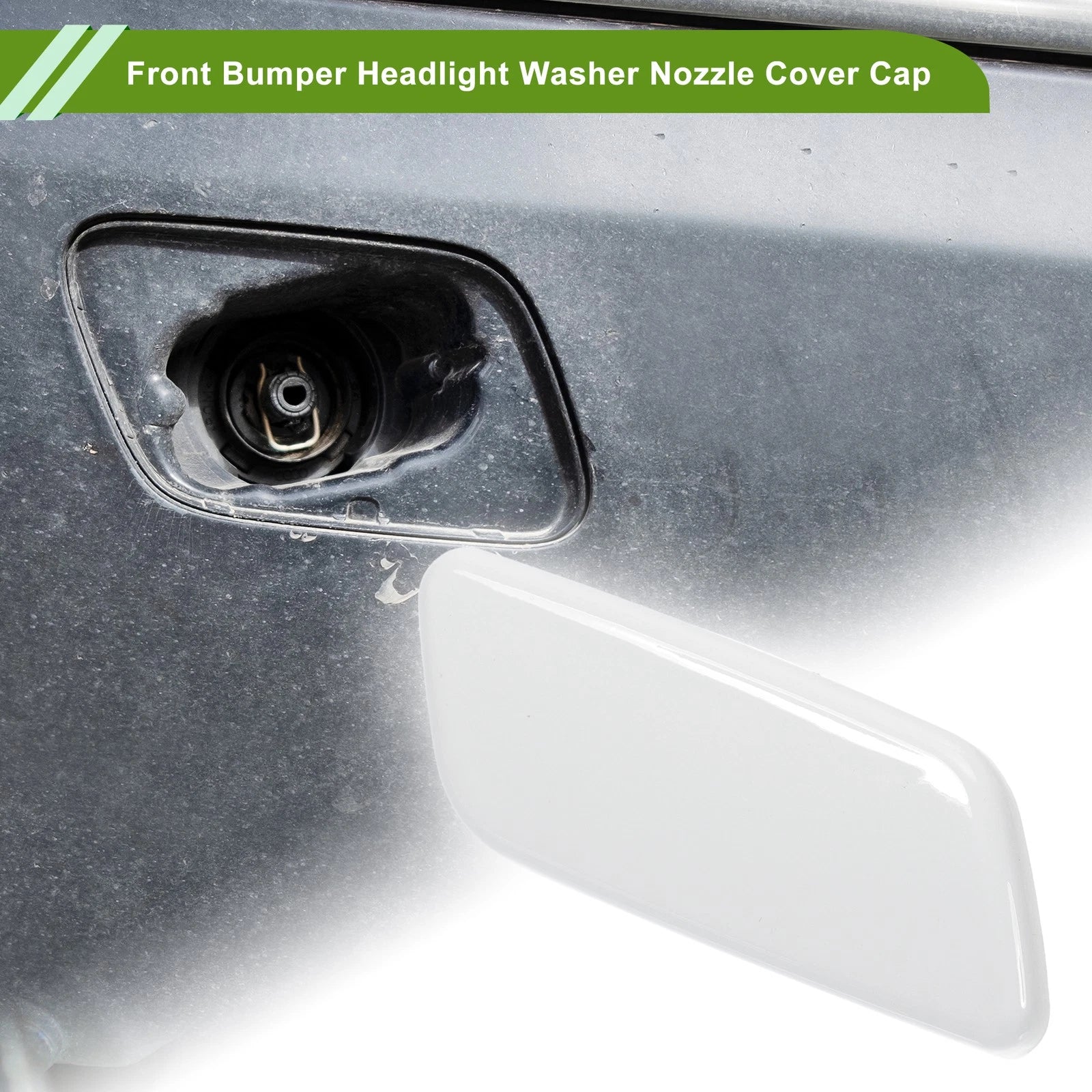Front Right Washer Nozzle Cover Cap for Toyota Prado (2012–2015) 8504460180 White