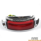 Chrome Brake LED Fender Tip Lights for Harley FLHTC FLHTCU FLHTCUL FLHTK (2009-2023)