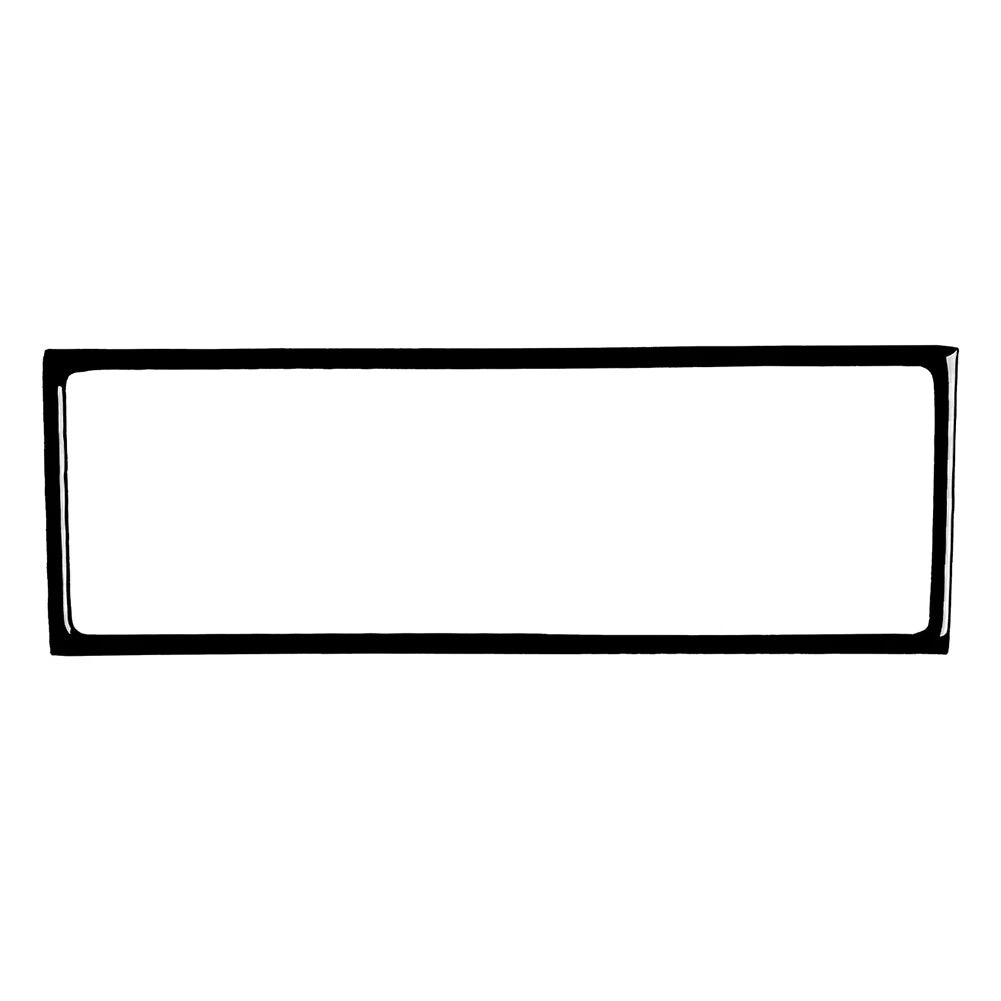 Piano Black Center Console Storage Box Cover Trim for BMW 3 Series (1991–1999)