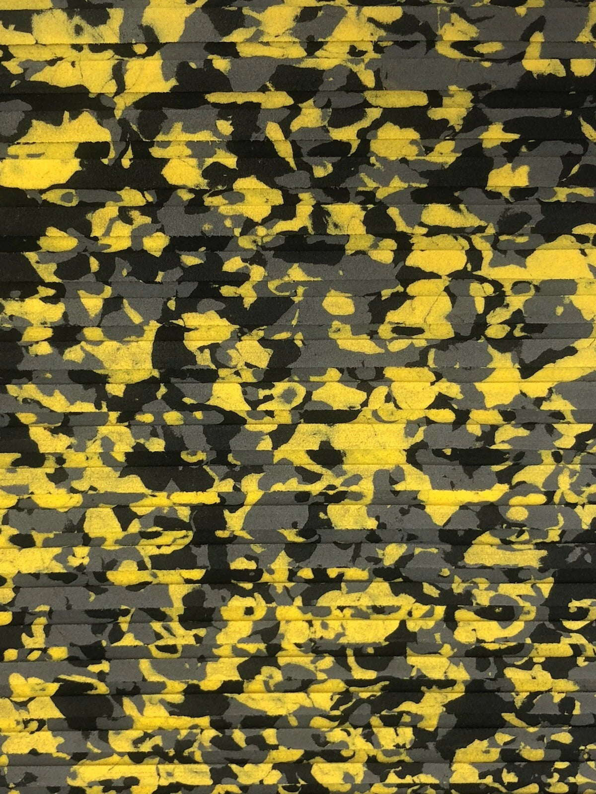 Traction Mat Sheet Carpet for Jet Ski Boat (40" x 81", Yellow Camo, Cut Groove)