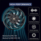 14" Electric Radiator Cooling Fan for Universal Fit (Year Range)