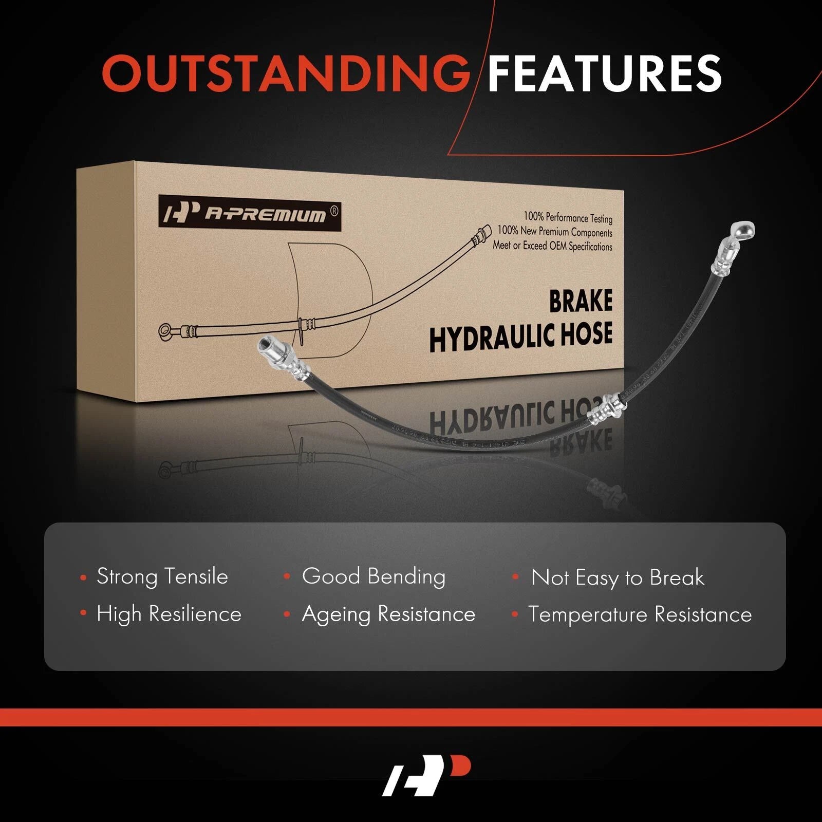 Rear Right Brake Hydraulic Hose for Subaru Forester (2003–2005)