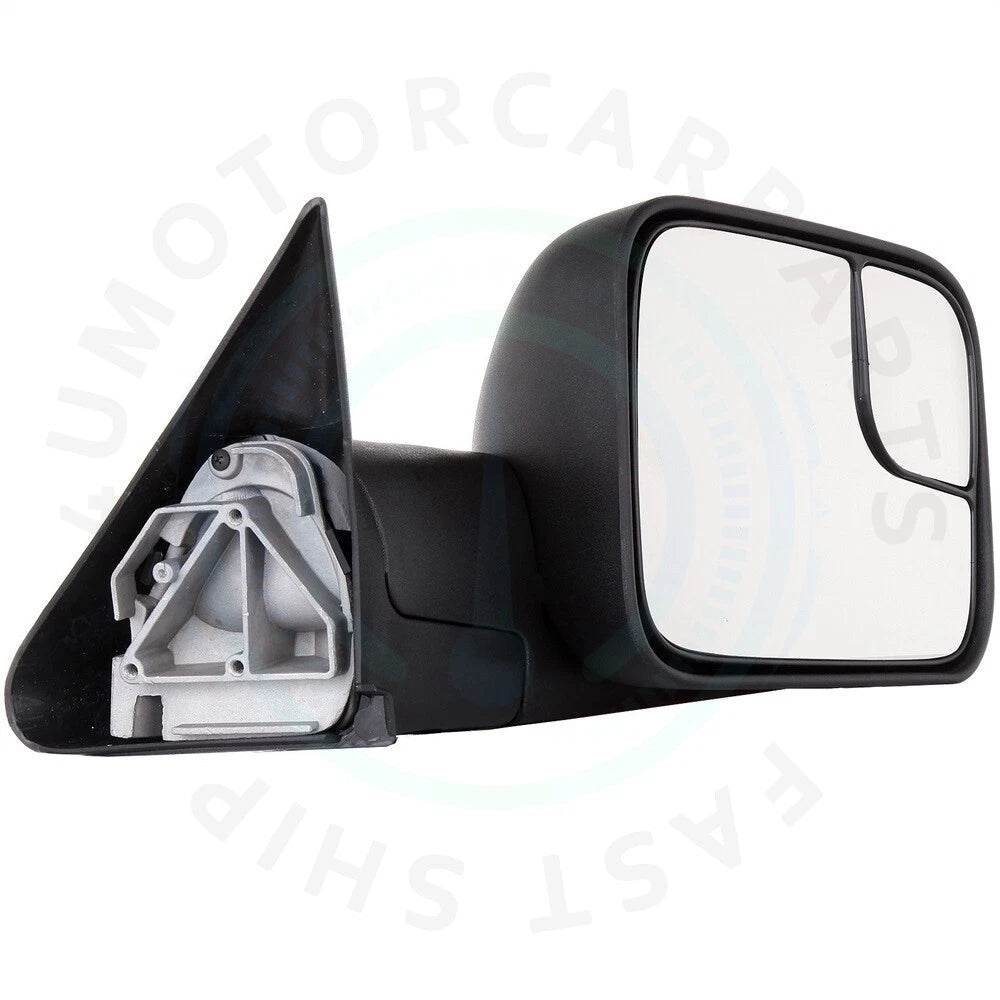 2X Flip Up Manual Tow Mirrors for Dodge Ram 1500 2500 3500 (1994–2001)