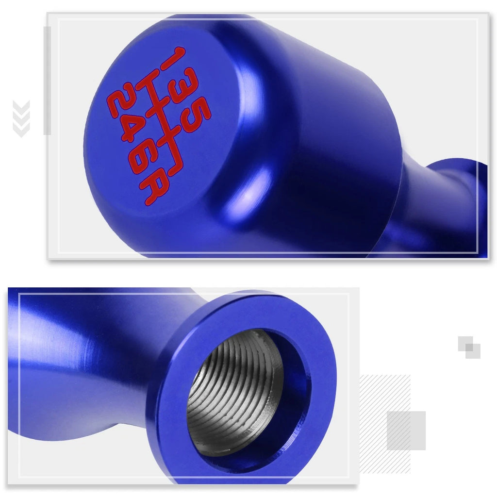 J2 Aluminum 6-Speed Manual Shift Knob for Universal Fit (Adapters Included)