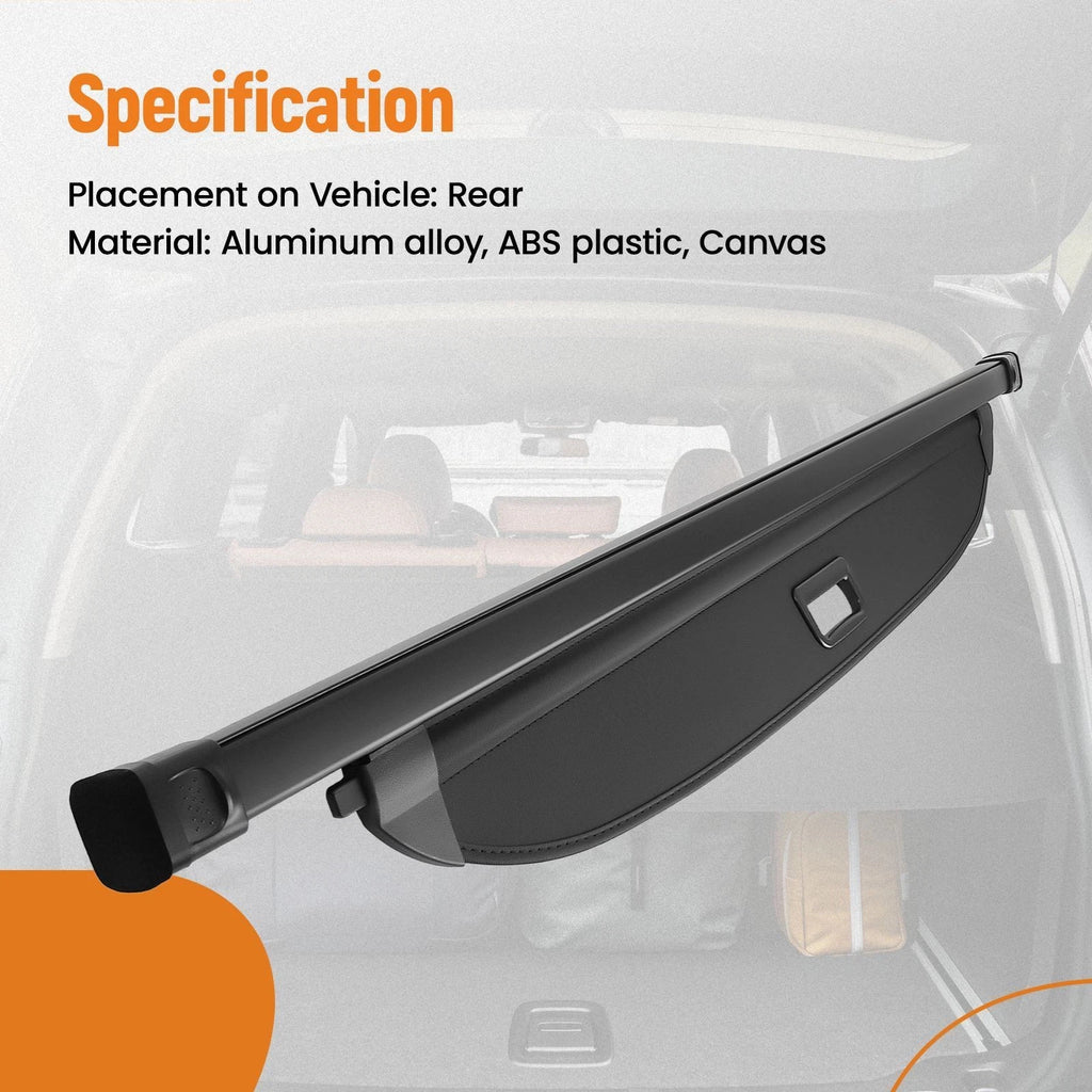 Waterproof Trunk Security Shade for Hyundai Santa Fe (2024–2025) Black