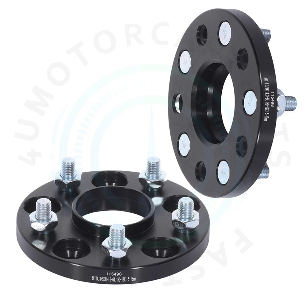 2X 15mm Wheel Spacers for Honda Accord Civic