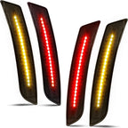 4 x LED Bumper Side Marker Lights Smoked for Chevrolet Camaro (2016-2021)