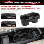 Dual Water Cup Holder Front Center Console Insert for Honda Civic (2016-2021)